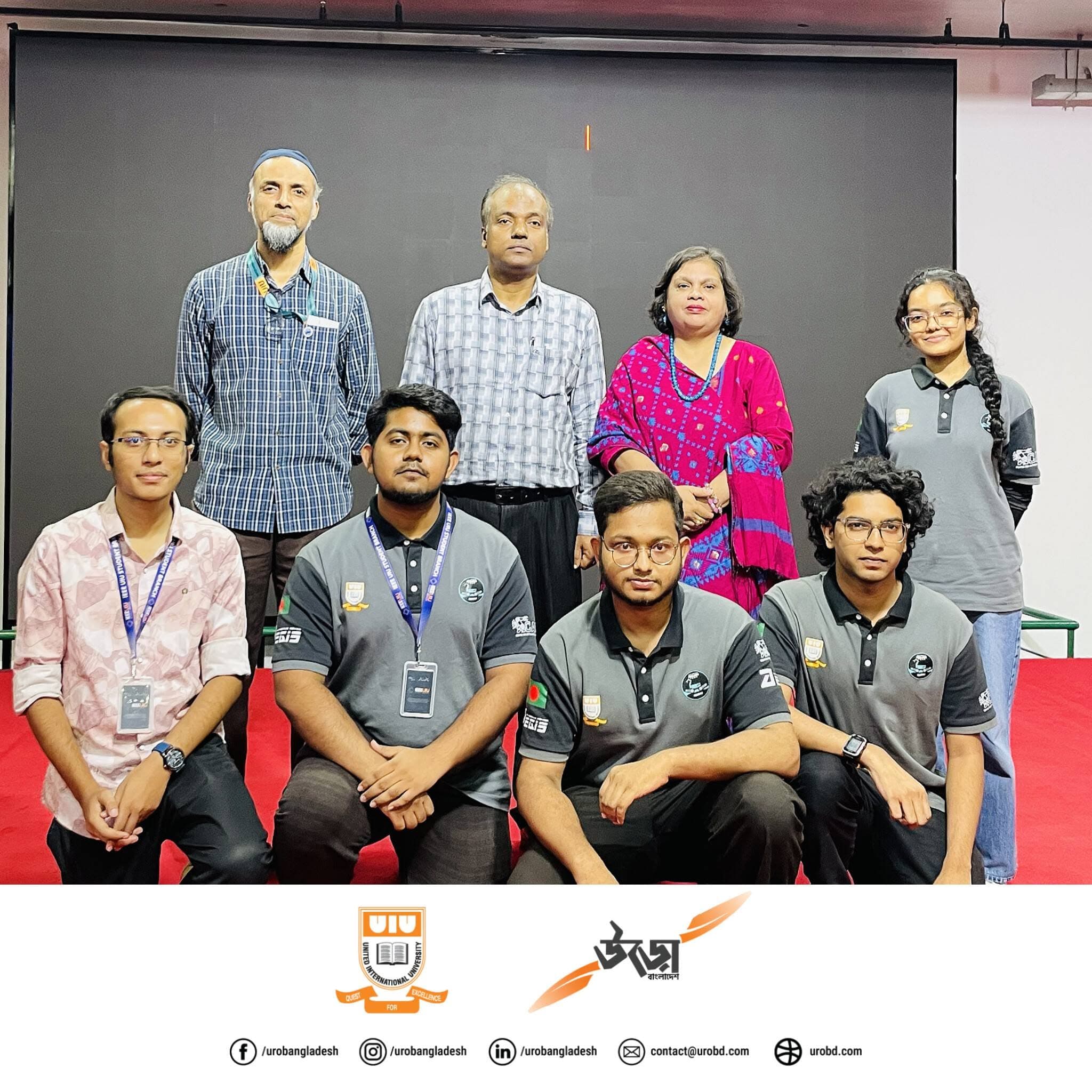 Uro Bangladesh extends its heartfelt gratitude to the UIU Rescue Rover Team (URRT)